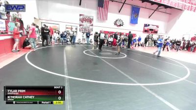 126 lbs Champ. Round 1 - Tylar Prim, KINGFISHER vs Ki`Morah Cathey, UNION