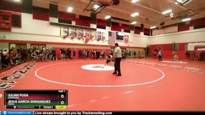 120 lbs Quarterfinal - Julian Puga, Sunnyside vs Jesus Garcia Domanguez, Forks