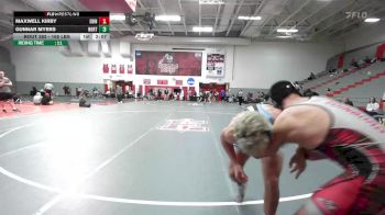 165 lbs 3rd Place - Maxwell Kirby, Edinboro vs Gunnar Myers, Northwestern - Unatt