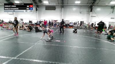 64 lbs Semis (4 Team) - Kinsley Jones, Storm Wrestling Center vs Brielle Shannon, R&R Ladies Black