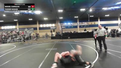123 lbs Consi Of 32 #2 - Miguel Cabrales, Diablo Grande WC vs Parker Savage, Fossil Ridge HS
