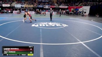 125 lbs Cons. Round 1 - Carter Snowball, St. Michael vs Troy Morgan, Aniak