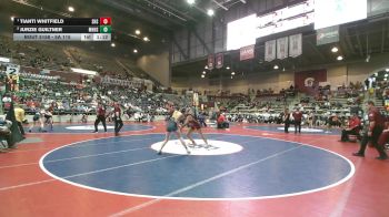 5A 115 lbs 1st Place Match - Tianti Whitfield, SEARCY HIGH SCHOOL vs Jurzie Guiltner, MOUNTAIN HOME HIGH SCHOOL