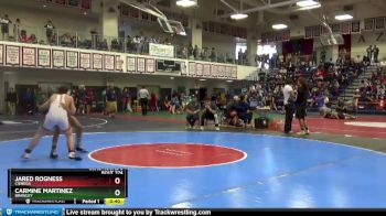 138 lbs Cons. Round 3 - Carmine Martinez, Brawley vs Jared Rogness, Cienega