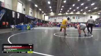 285 lbs Finals (8 Team) - Peyton Dimmitt, North Platte vs Brendan McGlothlin, Lincoln East