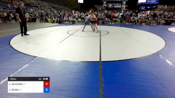 145 lbs Cons 32 #1 - Jacob Durocher, Wisconsin vs Jackson Butler, Pennsylvania