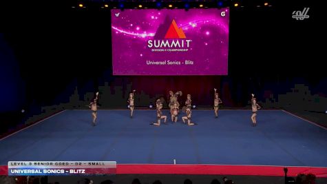 Universal Sonics - Blitz [2026 L3 Senior Coed - D2 - Small] 2026 The D2 Summit