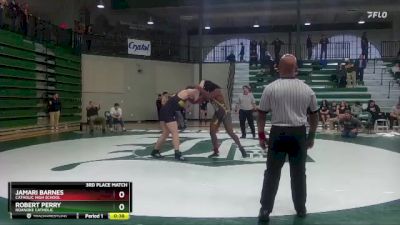 190 lbs 3rd Place Match - Robert Perry, Roanoke Catholic vs Jamari Barnes, Catholic High School