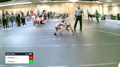 46 lbs Semifinal - Jesse Morales, SoCal Hammers vs Jose Alfredo, Tri City WC