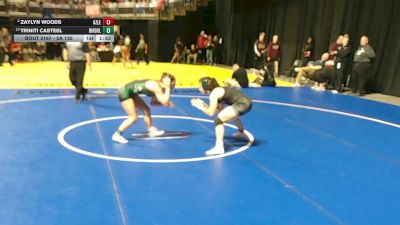 5A 130 lbs Quarterfinal - Triniti Casteel, North Richland Hills Birdville vs Zaylyn Woods, Azle