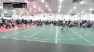 C-132 lbs Round Of 16 - Casey Siders, WV vs Barrett David, NY