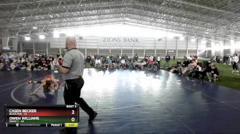 83 lbs Round 2 (4 Team) - Owen Williams, Idaho 2 vs Casen Becker, Black Fox