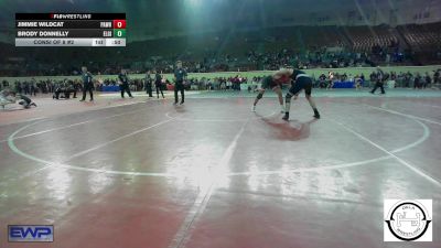 160 lbs Consi Of 8 #2 - Jimmie Wildcat, Pawhuska Huskies JH vs Brody Donnelly, Elgin Wrestling