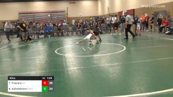 7th Place - Teo Triscaro, 216 Wrestling (OH) vs Karson Kahelekomo, Center Grove WC (IN)