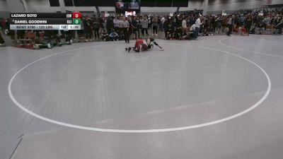 120 lbs Champ. Rd Of 16 - Daniel Goodwin, Illinois vs Lazaro Soto, Eagle Empire Wrestling