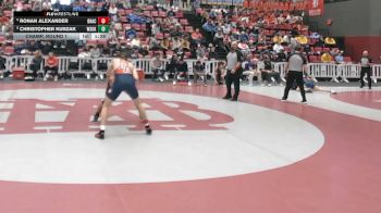 150 lbs Champ. Round 1 - Christopher Kurzak, Webb School Of Knoxville vs Ronan Alexander, Brentwood Academy