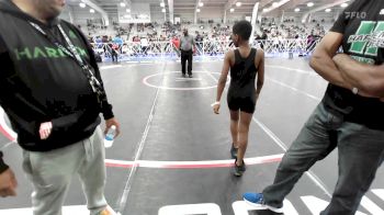 85 lbs Rr Rnd 3 - Michael Farell, Triumph Maize vs Camren Ruff, Harlem Wrestling Academy