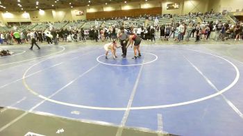 2nd Place - Olivia South, Nighthawks WC vs Khloe Chacon, Orland Wrestling