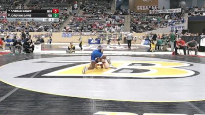 132 lbs Champ. Round 2 - Jordynn Davis, Paducah Tilghman vs Corban Nance, Anderson County
