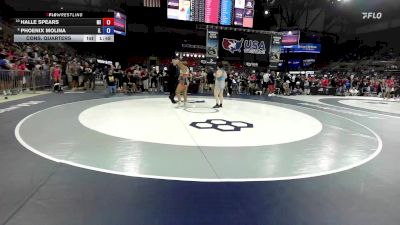 207 lbs Cons. Quarters - Halle Spears, MI vs Phoenix Molina, IL