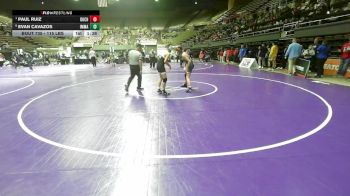 115 lbs Semifinal - Paul Ruiz, Buchanan vs Evan Cavazos, Immanuel