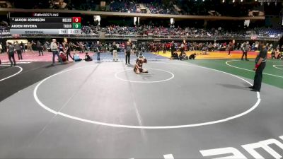 5A 113 lbs Semifinal - Jaxon Johnson, Melissa vs Aiden Rivera, Amarillo Tascosa