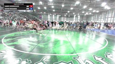 86 lbs Quarters - James DesRoches, Inland Northwest Wrestling Training Center vs Gavin Rhoades, Spokane Wrestling