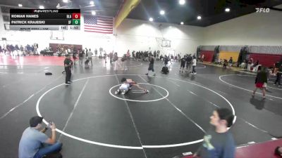 106 lbs Round 3 - Roman Hanes, Blackhawks vs Patrick Krajeski, Santa Fe