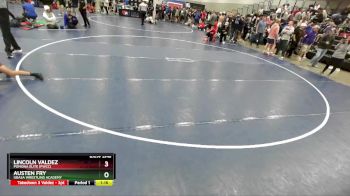 100 lbs Champ. Round 2 - Austen Fry, Ubasa Wrestling Academy vs Lincoln Valdez, Pomona Elite (PWCC)