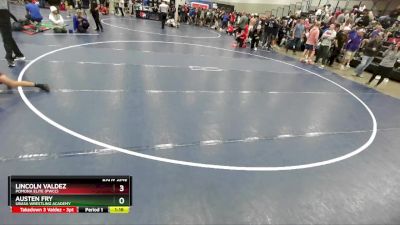 100 lbs Champ. Round 2 - Austen Fry, Ubasa Wrestling Academy vs Lincoln Valdez, Pomona Elite (PWCC)