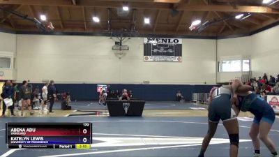 170 lbs Quarterfinal - Abena Adu, Vanguard vs Katelyn Lewis, University Of Providence