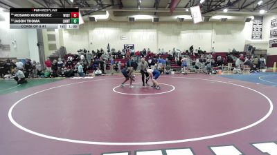 190 lbs Consi Of 8 #1 - Rosano Rodriguez, Woodstock Academy vs Jason Thoma, Lyman Mem/Windham Tech