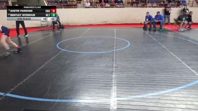 125_B lbs 5th Place - Austin Parsons, Crestwood vs Bentley Ritenour, Mt.Pleasant