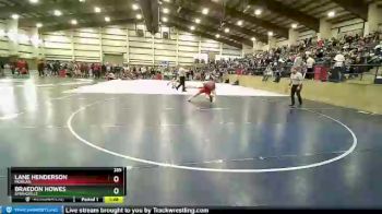 285 lbs Quarterfinal - Lane Henderson, Morgan vs Braedon Howes, Springville