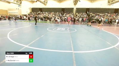 115-H lbs Round Of 64 - Matty Ortega, Yale Street vs Isaiah McDaniel, MarcAurele Youth