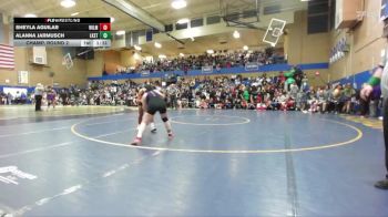 125lbs Champ. Round 2 - Sheyla Aguilar, Willamette (Girls) vs Alanna Jarmusch, Lake Stevens (Girls)