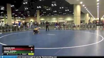 106 lbs Quarterfinals (8 Team) - Karson King, Explorer WC vs Israel Guerra, South Johnston