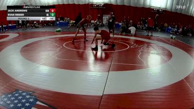 138-139 lbs Round 2 - Jack Andrews, Roncalli vs Evan Remer, Mille Lacs