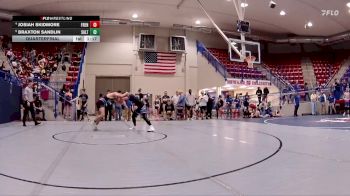 144 lbs Quarterfinal - Braxton Sandlin, Saltillo High School vs Josiah Skidmore, French Camp Academy