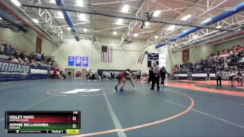 155 lbs Cons. Round 4 - Violet Mayo, Morton Cicero vs Sophie Bellagamba, Geneseo