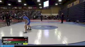 147 lbs Quarterfinal - Kenna Pino, Pueblo Central vs Camryn Scott, Chatfield