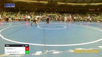 70 lbs Consi Of 16 #2 - Isaac Benedict, Sebolt Wrestling Academy vs Cole Train Vanderwerff, BAM Training Center