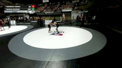 140 lbs Semis - Mason Watkins, Bruin Elite Wrestling Club vs Jeremiah Zuniga, Socal Grappling Club
