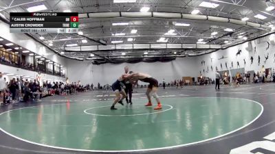 157 lbs Semifinal - Austin Crowder, Trine vs Caleb Hoffman, Baldwin Wallace