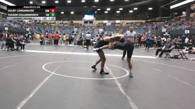 141 lbs Champ. Round 2 - Colby Longanacre, Cowley College vs Tucker Collinsworth, Labette Community College