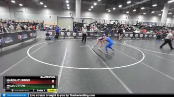 110 lbs Quarterfinal - Marisa Iturrino, TX vs Malia Ottow, WA