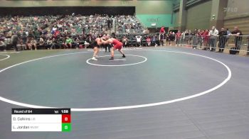 190 lbs Round Of 64 - David Calkins, Liberty vs Luke Jordan, Riverton