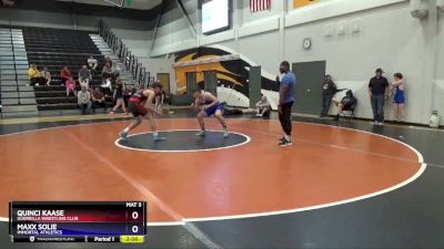 14U-9 lbs Round 2 - Quinci Kaase, Guerrilla Wrestling Club vs Maxx Solie, Immortal Athletics