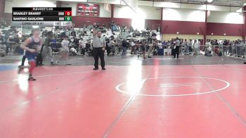 113 lbs Consi Of 8 #1 - Bradley Brandt, Shoreham Wading River vs Santino Gaglione, Iron Faith