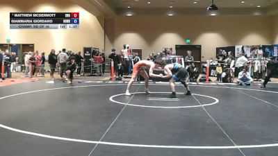 165 lbs Champ. Rd Of 16 - Matthew McDermott, Savage Wrestling Academy vs Giammaria Giordano, Notorious Wrestling